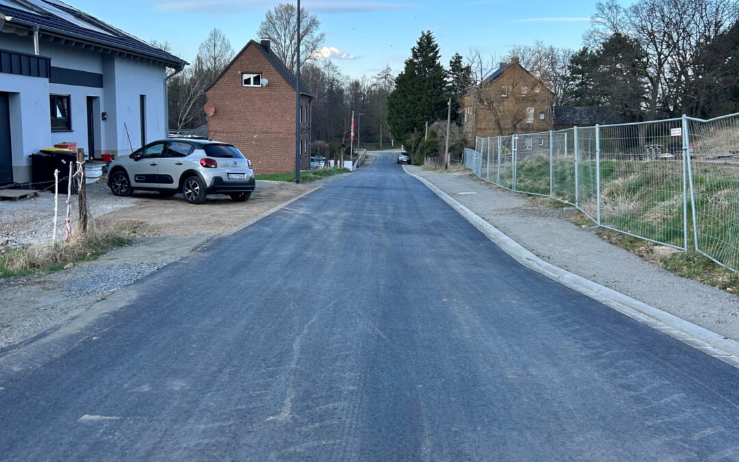 Neuenthaler Weg hochwasserresistent ausgebaut