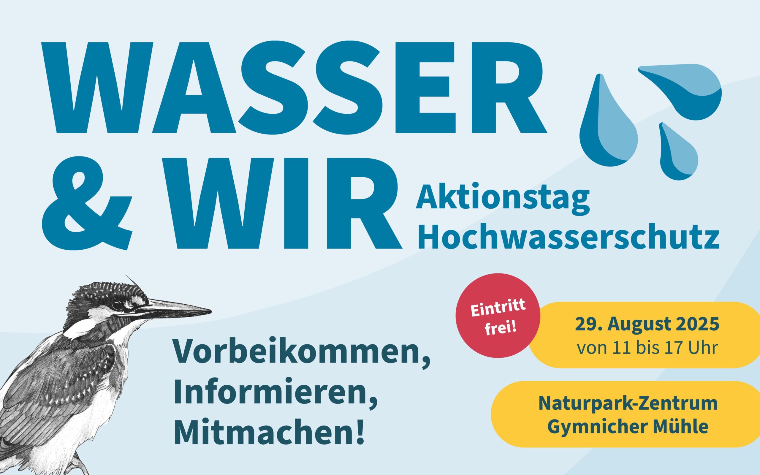 Wasser und Wir Aktionstag Hochwasserschutz