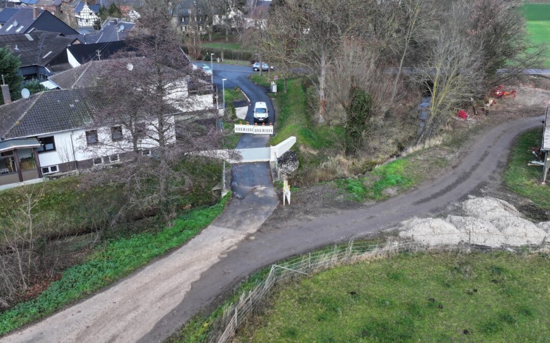 Stadt Rheinbach stellt weiteren Beitrag zum Hochwasserschutz fertig: Fluttor in Ramershoven einsatzbereit